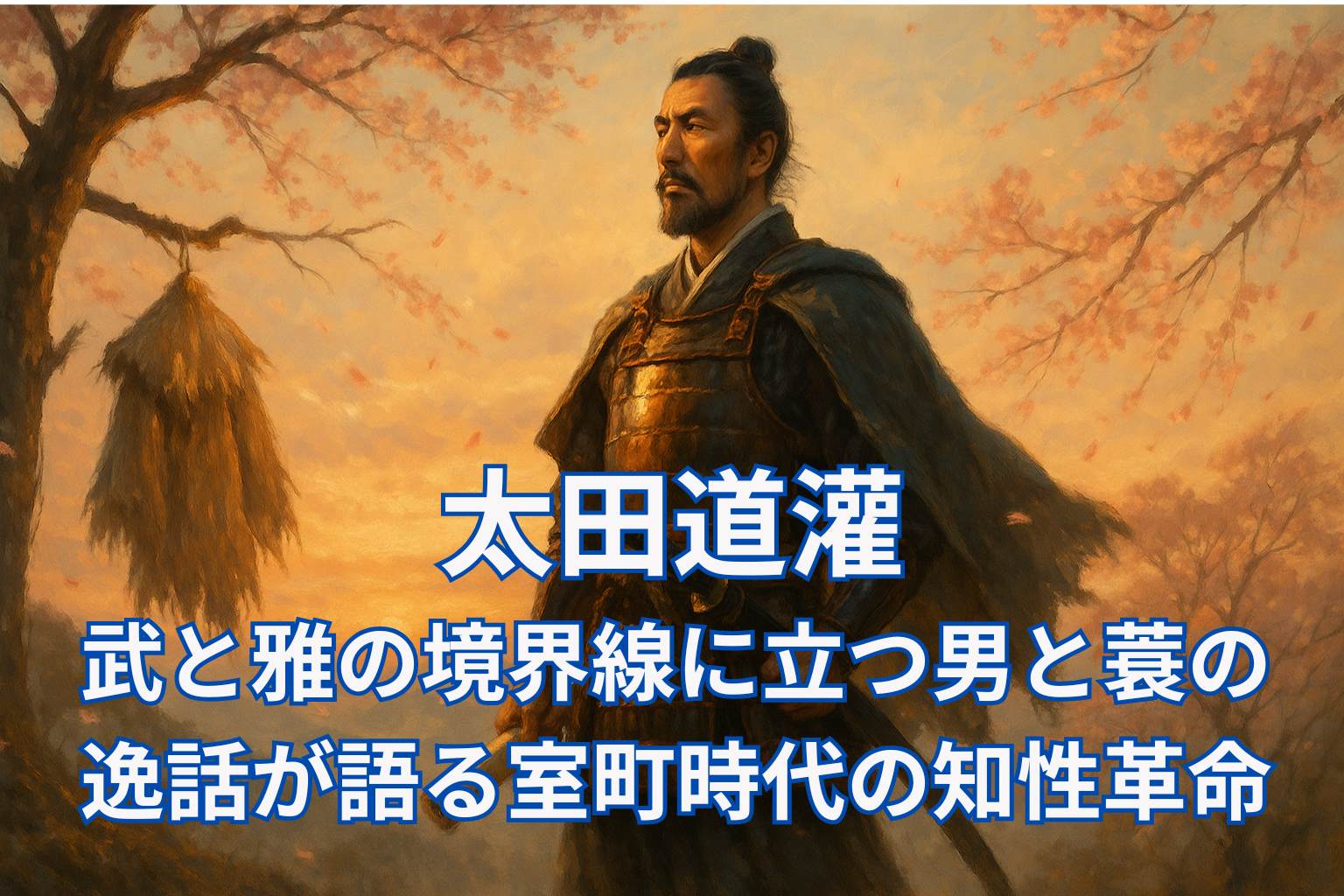 武と雅の境界線に立つ男：太田道灌と蓑の逸話が語る室町時代の知性革命